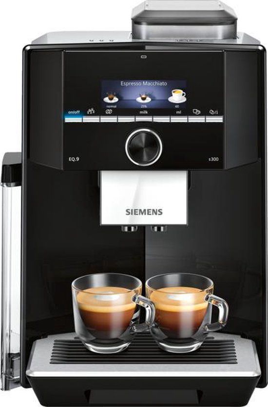 Siemens EQ9 S300 TI923309RW - Espressomachine - Zwart